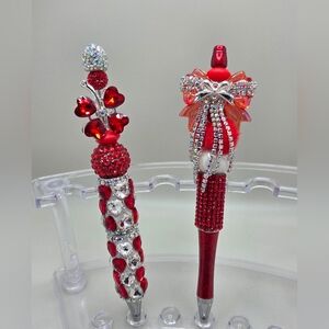 Handmade Beaded Pens And Journal Set